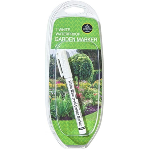 White Waterproof Garden Marker x1